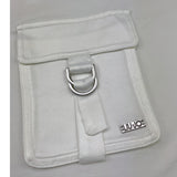 Liu Jo T-Shirt Girocollo Tinta Unita con Taschino Modello Crop per Bambina GA5016 BIANCO LIU JO 