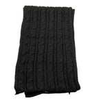 PATRIZIA PEPE sciarpa tinta unita con logo Nero per Bambina 7F0019 NERO PATRIZIA PEPE 