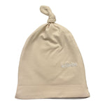 Le Bebe' Cappello Tinta Unita con Stampa per Neonata LBB4819 BEIGE LE BEBE' 