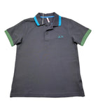 Suns68 Polo Mezza Manica Tinta Unita con Logo per Bambino CPA35312 GRIGIO SUNS68 