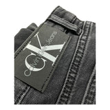 CALVIN KLEIN jeans tinta unita con girovita regolabile Nero per Bambino IG0IG02510 NERO CALVIN KLEIN 
