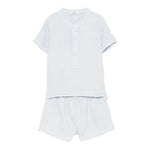 Il Gufo Completo 2 Pezzi Camicia-Bermuda Tinta Unita per Neonato P25DP517L6009 BIANCO IL GUFO 