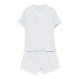 Il Gufo Completo 2 Pezzi Camicia-Bermuda Tinta Unita per Neonato P25DP517L6009 BIANCO IL GUFO 