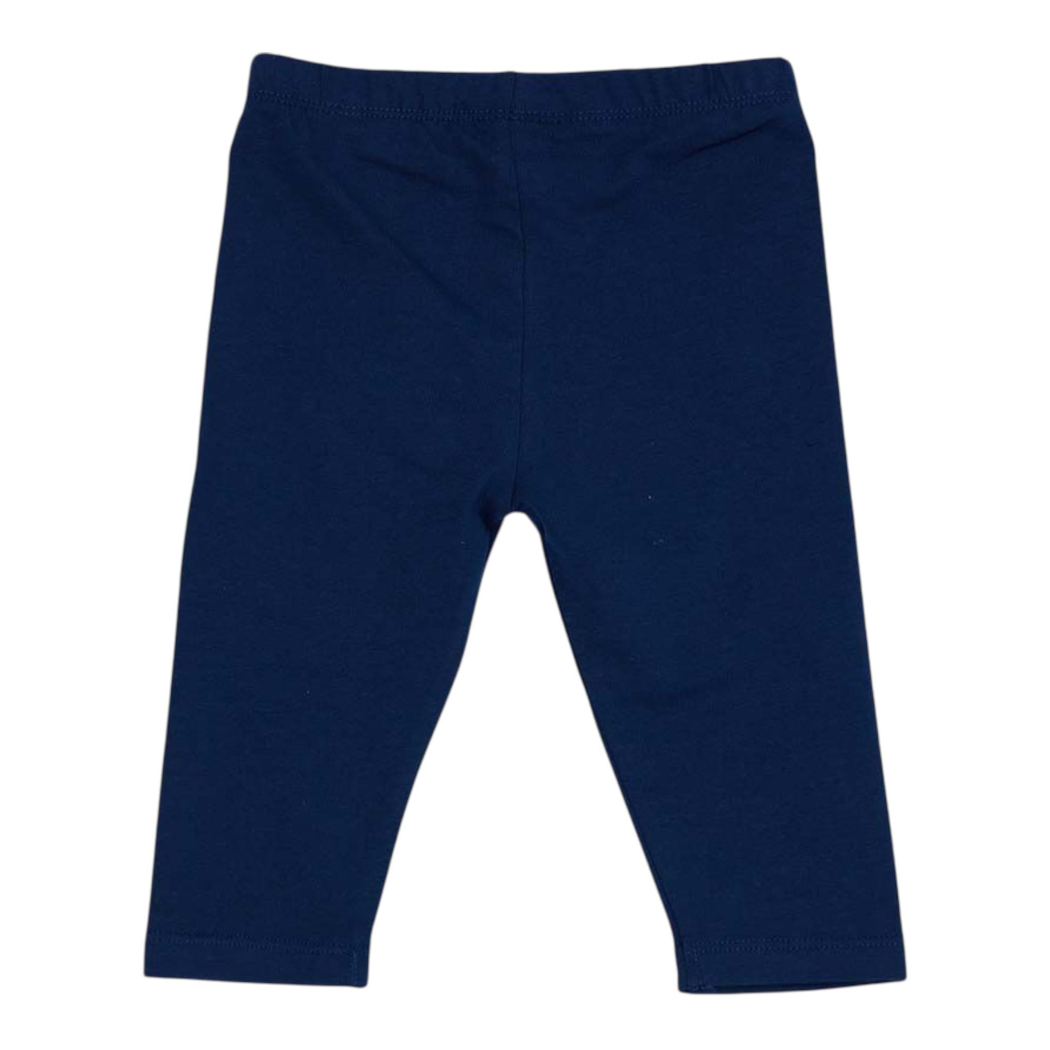 Guess Leggins Tinta Unita con Stampa per Neonata K5GB03J1314N BLU GUESS 