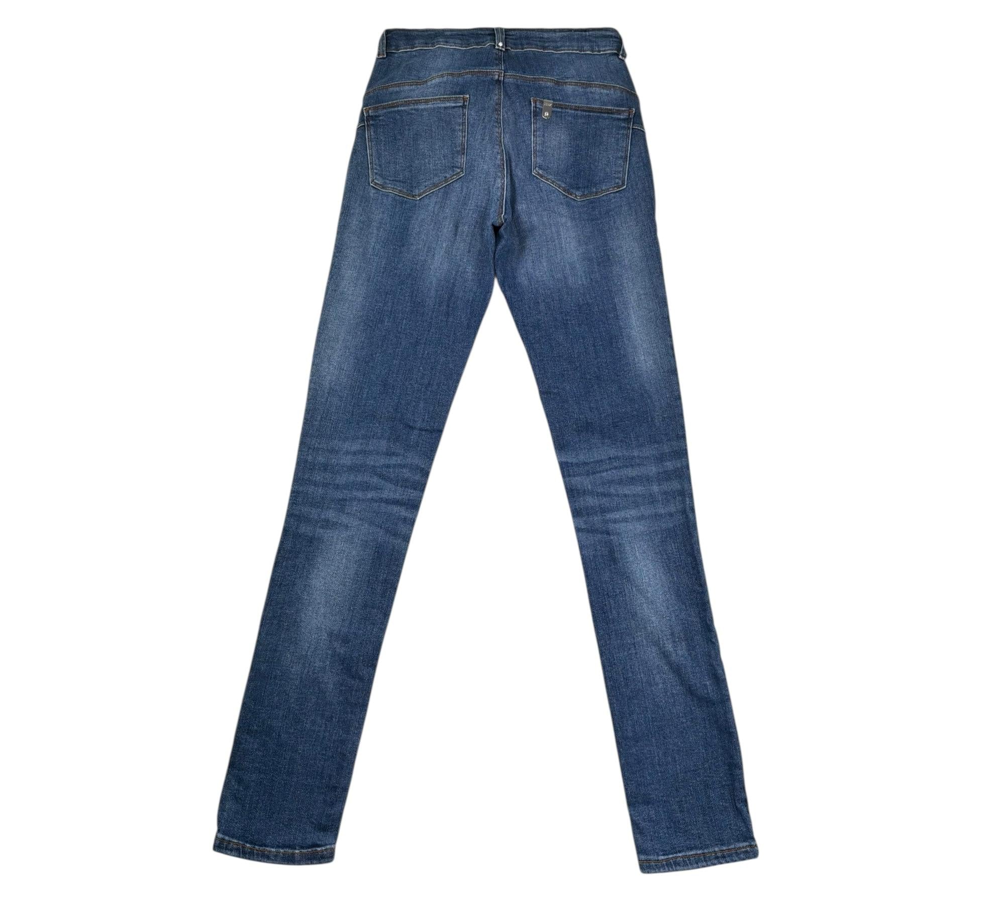 Liu Jo Jeans Tinta Unita con Girovita Regolabile per Bambina GA3007 BLU LIU JO 