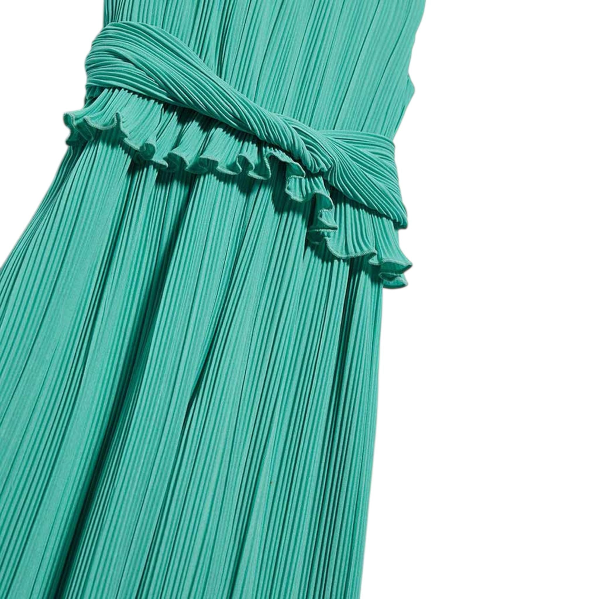 Abel & Lula Tuta Intera Tinta Unita Giromanica per Bambina 5221XX VERDE ABEL & LULA 