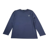 Liu Jo Shirt Girocollo Tinta Unita con Stampa per Bambino QF3094 BLU LIU JO 