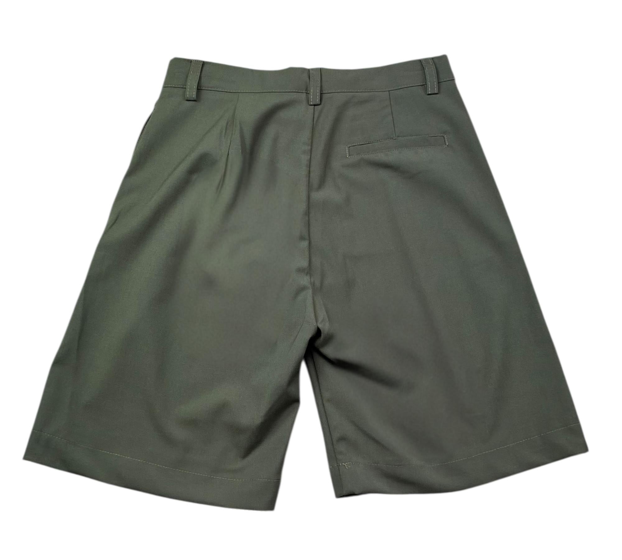 Paolo Pecora Bermuda Tinta Unita con Girovita Regolabile per Bambino PP4230 VERDE PAOLO PECORA 