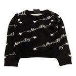 MARC ELLIS maglia girocollo tinta unita logata Nero per Neonata JMNSW00180X NERO MARC ELLIS 