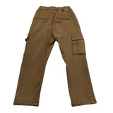 PAOLO PECORA pantalone tinta unita con elastico in vita Fango per Bambino PP3852 FANGO PAOLO PECORA 