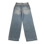 Stella Mccartney Jeans Tinta Unita con Girovita Regolabile per Bambina TW6E70 AZZURRO STELLA McCARTNEY 