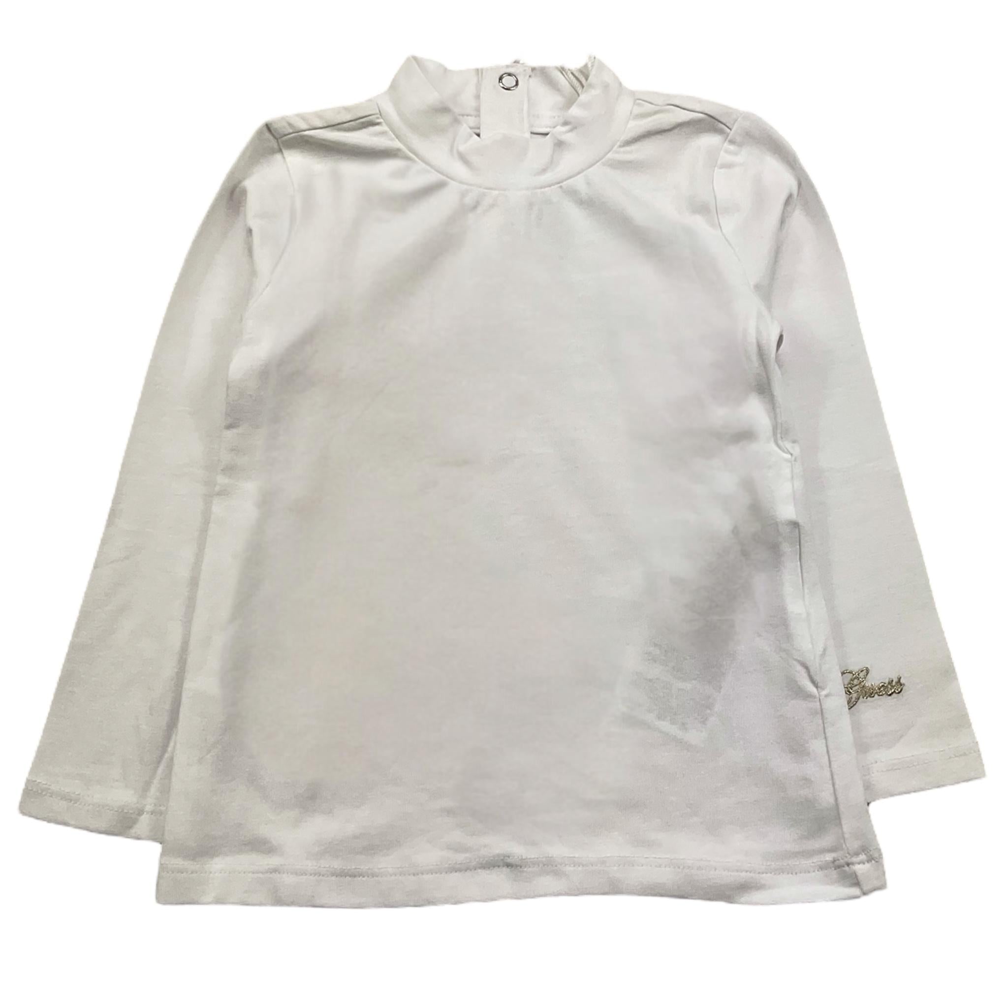 GUESS shirt mezzo collo tinta unita Bianco per Neonata K4BI08J1314 BIANCO GUESS 