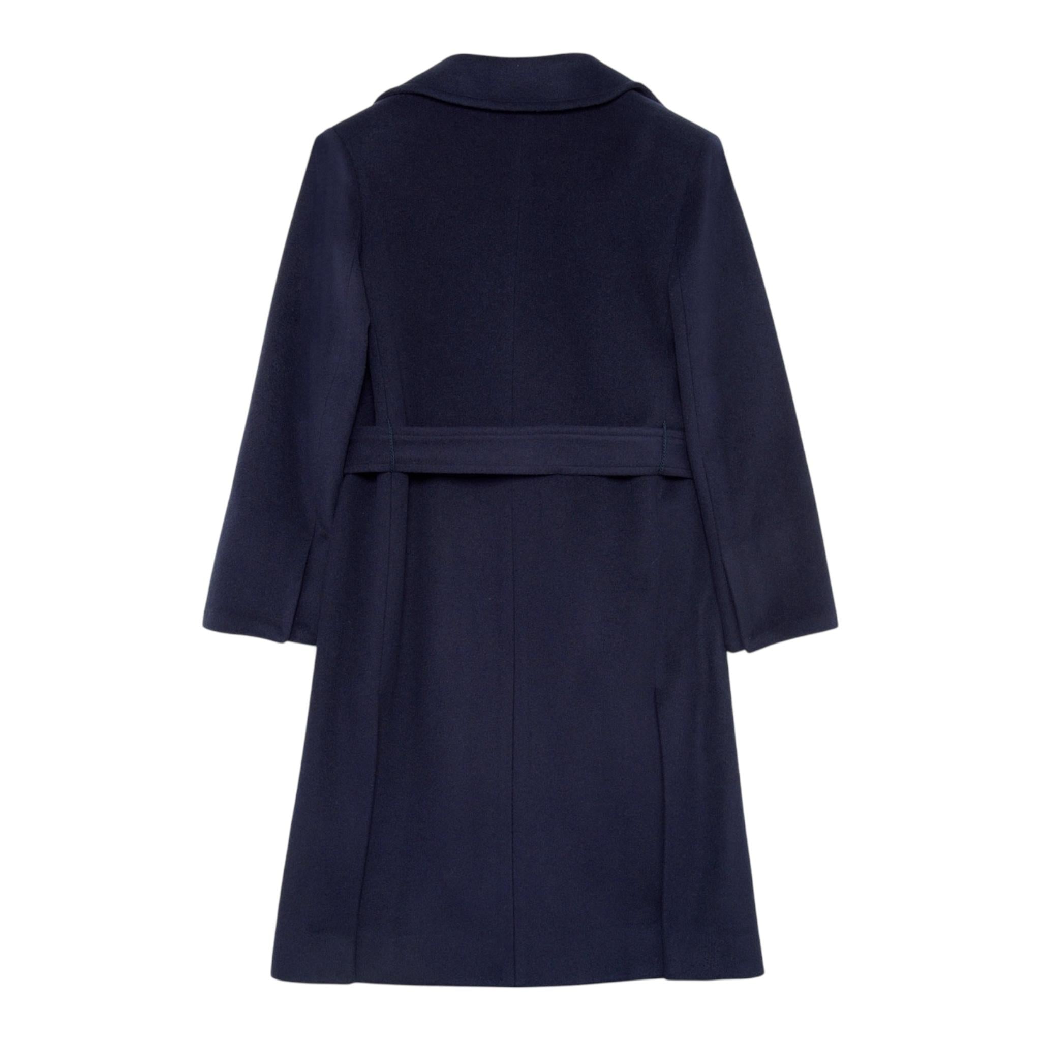 MAX&Co. cappotto tinta unita con cintura Blu per Bambina MX0001 BLU MAX&Co. 