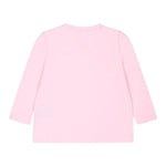 John Richmond Shirt Girocollo Tinta Unita con Stampa per Bambina RIA24054TS ROSA JOHN RICHMOND 