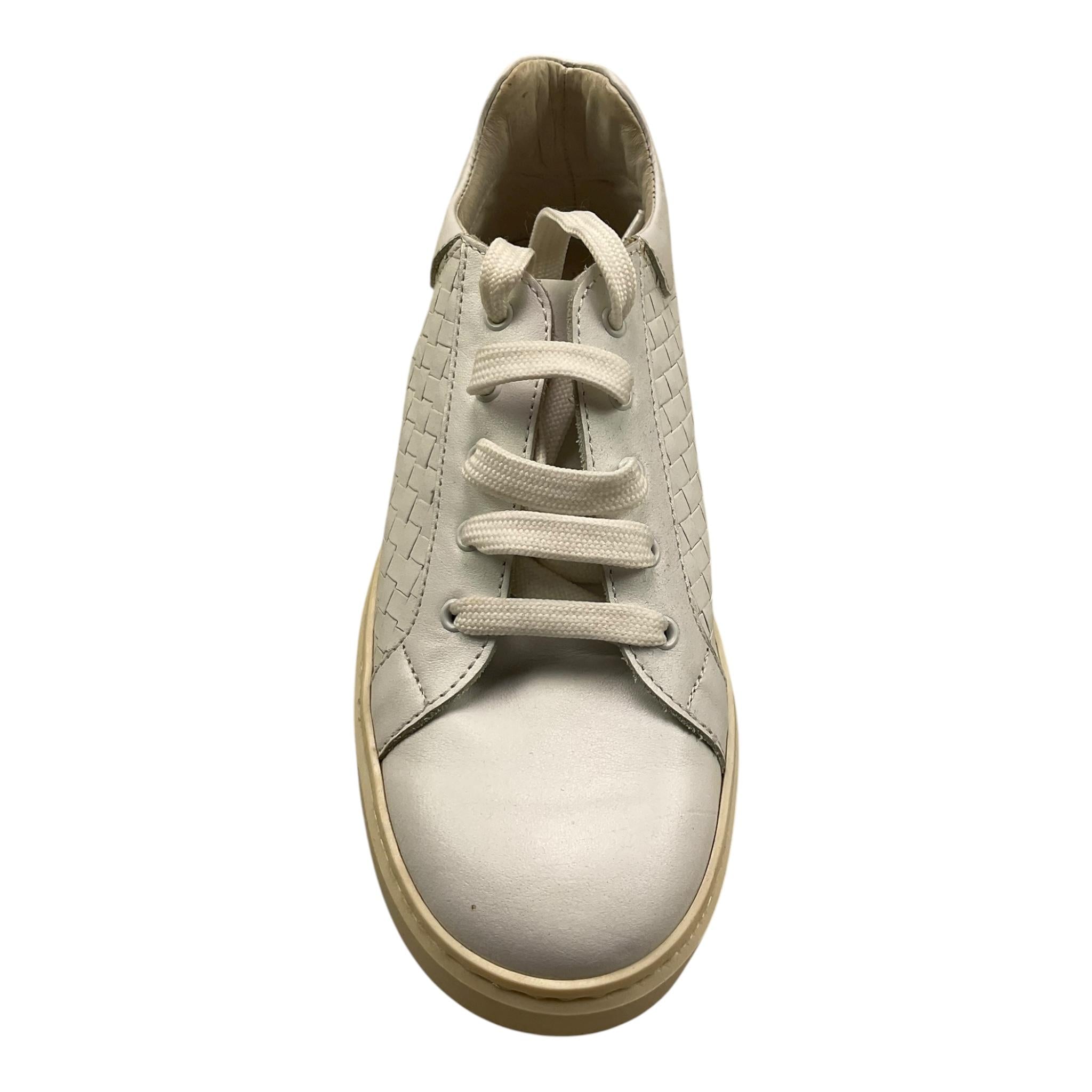 Preziosi Sneakers Tinta Unita con Lacci per Bambina 2075 BIANCO PREZIOSI 