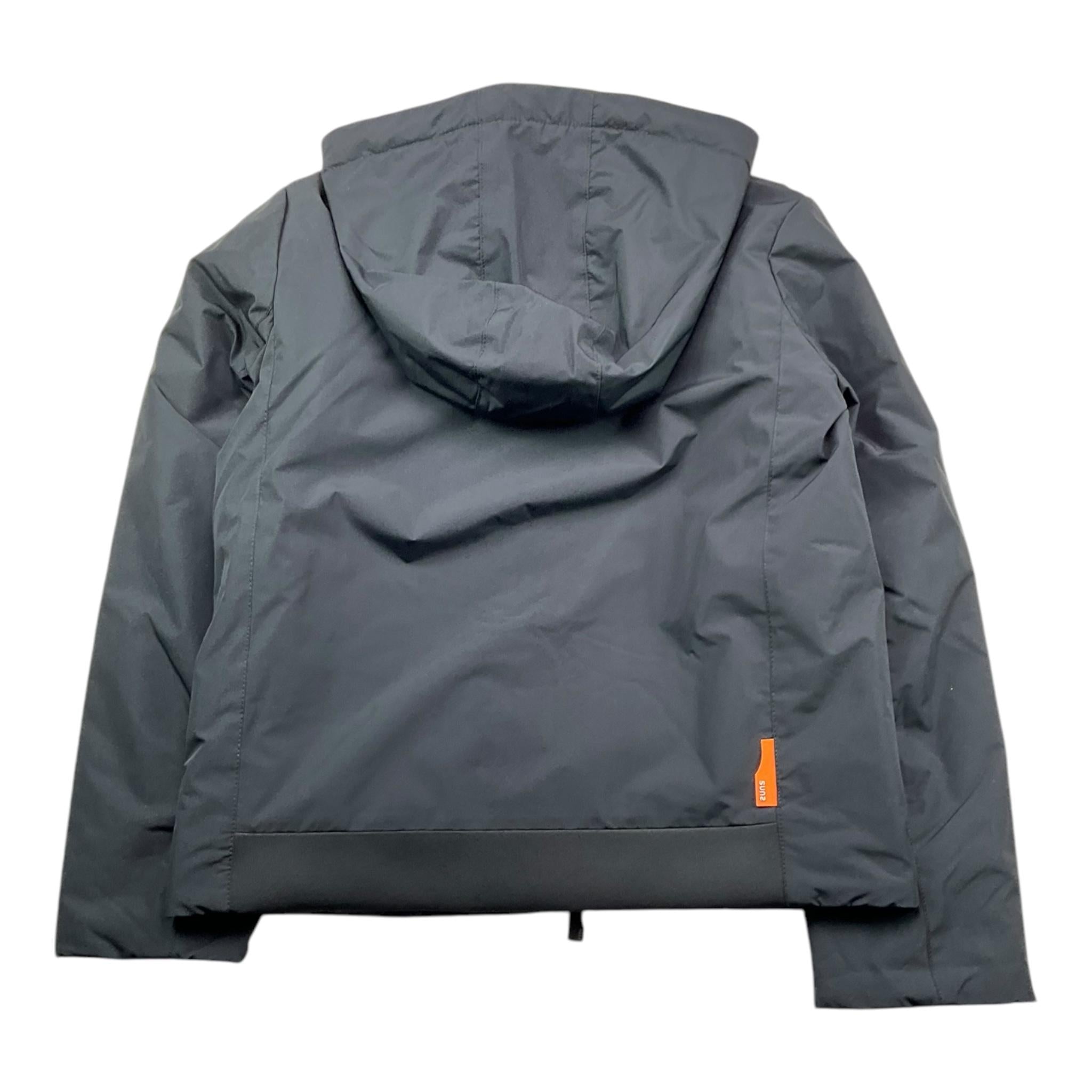 SUNS  giubbino tinta unita con cappuccio Nero per Bambino AURELIO NERO SUNS 
