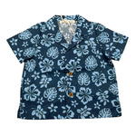 Zhoe & Tobiah Camicia Mezza Manica Tinta Unita Stampa Fantasia per Neonato WI1BN BLU ZHOE & TOBIAH 