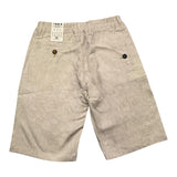 Berna Bermuda Tinta Unita Con Elastico In Vita Beige Per Bambino