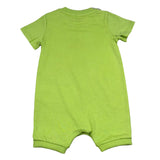 Moschino Pagliaccetto Tinta Unita con Stampa per Neonata MTY022 VERDE MOSCHINO 