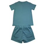 Trussardi Completo 2 Pezzi T-Shirt-Bermuda Tinta Unita per Bambina TGP26005CJ VERDE TRUSSARDI 