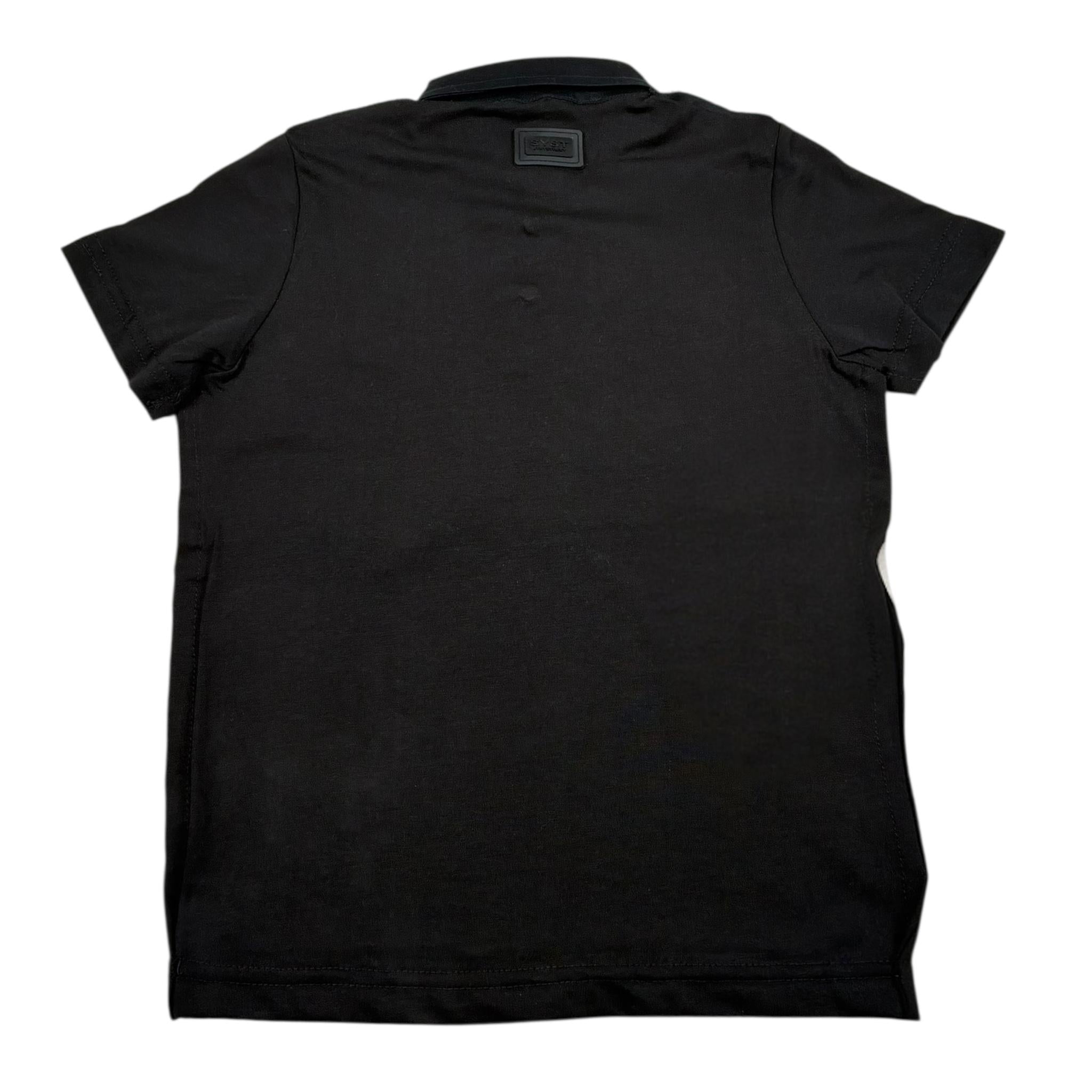 Syst Polo Mezza Manica Tinta Unita per Bambino 28491 NERO SYST 