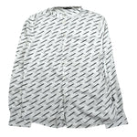 Daniele Alessandrini Camicia Manica Lunga Collo Coreano Tinta Unita con Stampe Logo per Bambino 1235C00155 BIANCO DANIELE ALESSANDRINI 