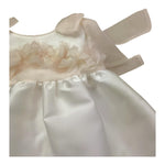 La Stupenderia Set Abito Cerimonia-Coulotte Tinta Unita per Neonata CBAB62 BIANCO LA STUPENDERIA 