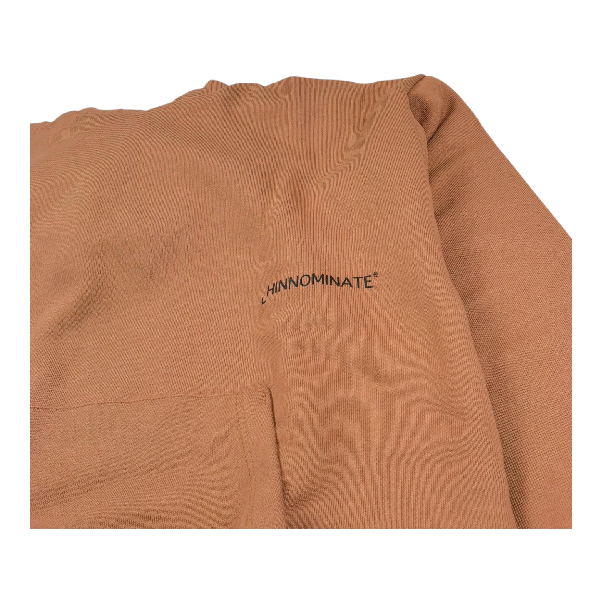 Hinnominate Felpa Tinta Unita con Cappuccio per Bambino 3641FZ00029 CAMMELLO HINNOMINATE 
