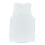 Saint Barth Canotta Tinta Unita con Stampa per Bambina BLUE002 BIANCO SAINT BARTH 
