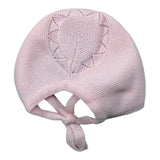 Granlei Cappello Tinta Unita con Ricami per Neonata 1134 ROSA GRANLEI 