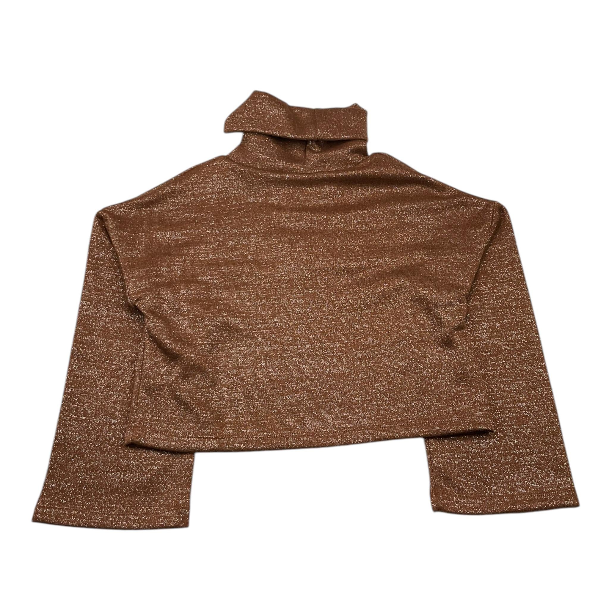 FUN & FUN maglia collo alto tinta unita con maniche larghe Marrone per Bambina FCJSW00969 MARRONE FUN & FUN 