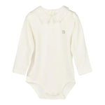 DOU DOU body manica lunga tinta unita Bianco per Neonato 2RA510 BIANCO DOU DOU 