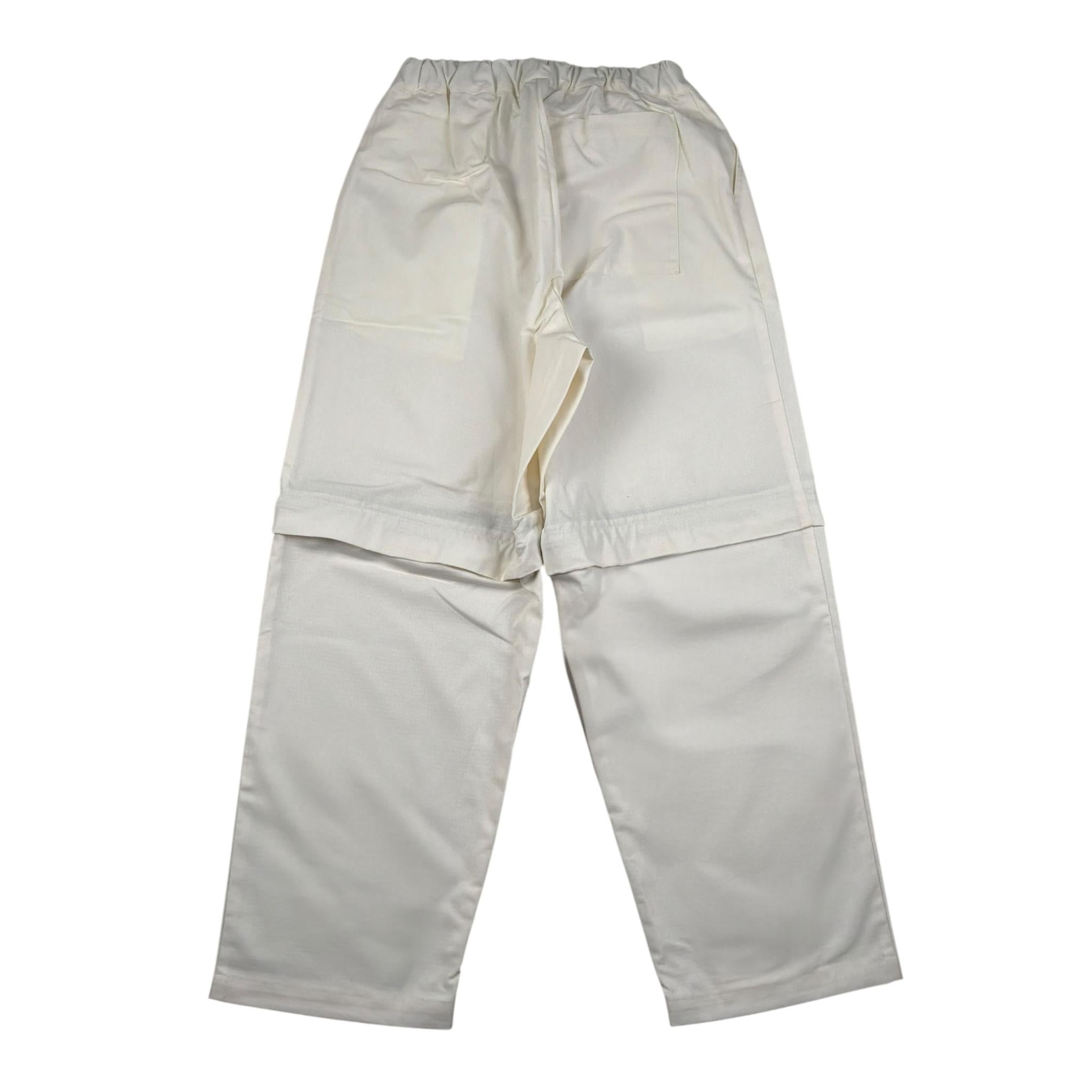 Mood_One Pantalone Tinta Unita con Elastico In Vita per Bambino BPANT PANNA MOOD_ONE 