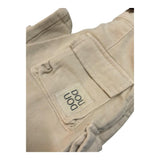 Dou Dou Pantalone Modello Cargo Tinta Unita per Bambina DW6P30X BEIGE DOU DOU 