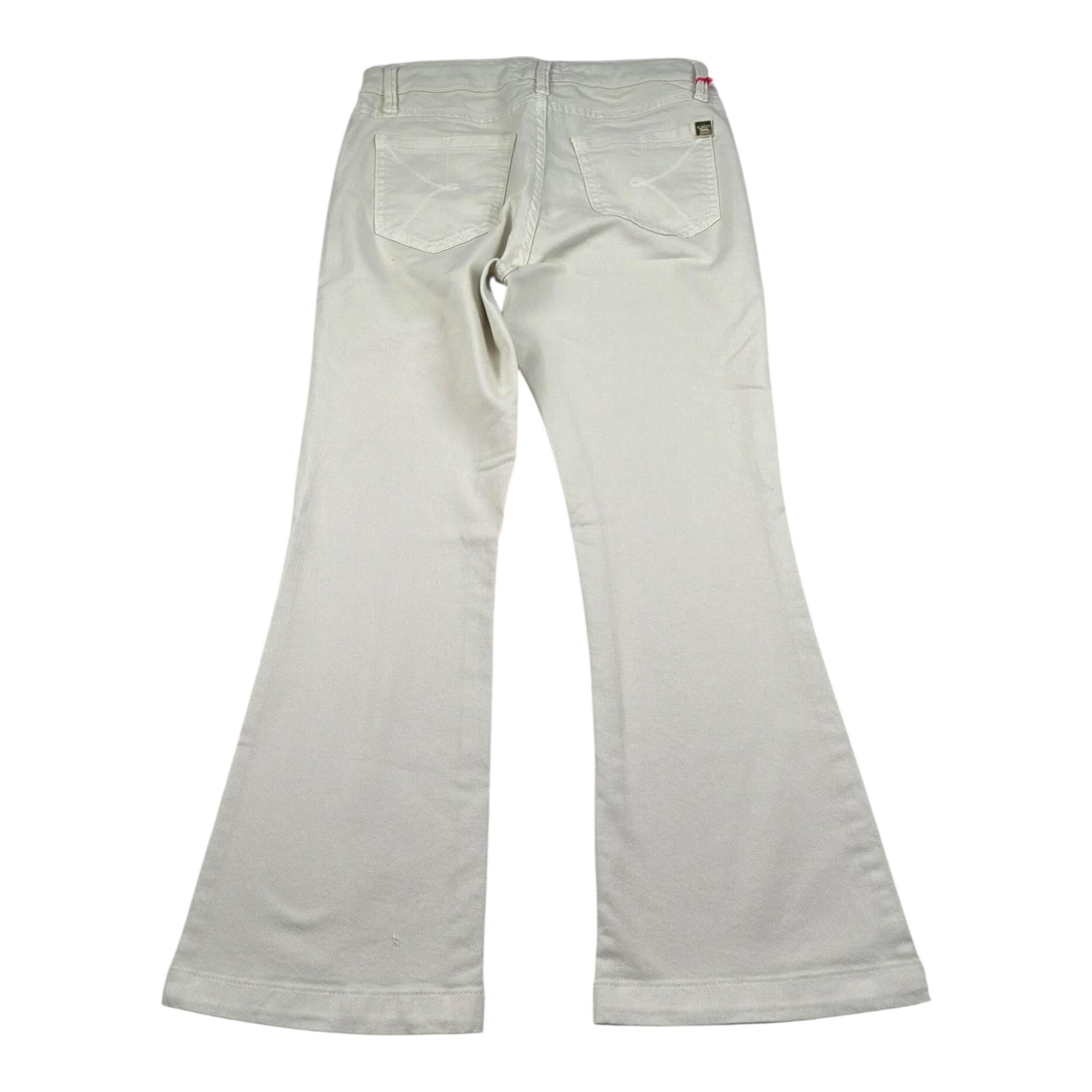 Kaos Pantalone Tinta Unita Modello A Zampa per Bambina KS155 BEIGE KAOS 