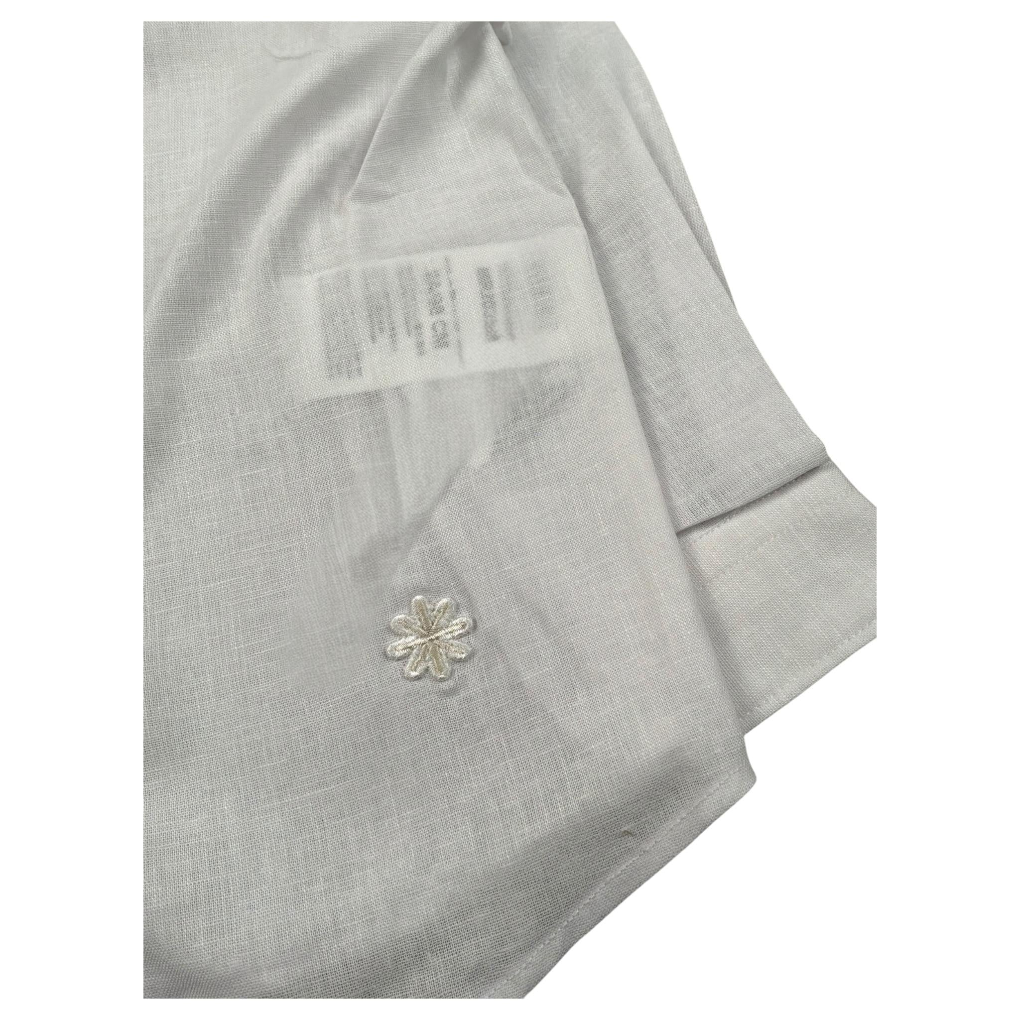 Manuel Ritz Camicia Manica Lunga Tinta Uita Collo Coreano Bianco per Neonato MR2002 BIANCO MANUEL RITZ 