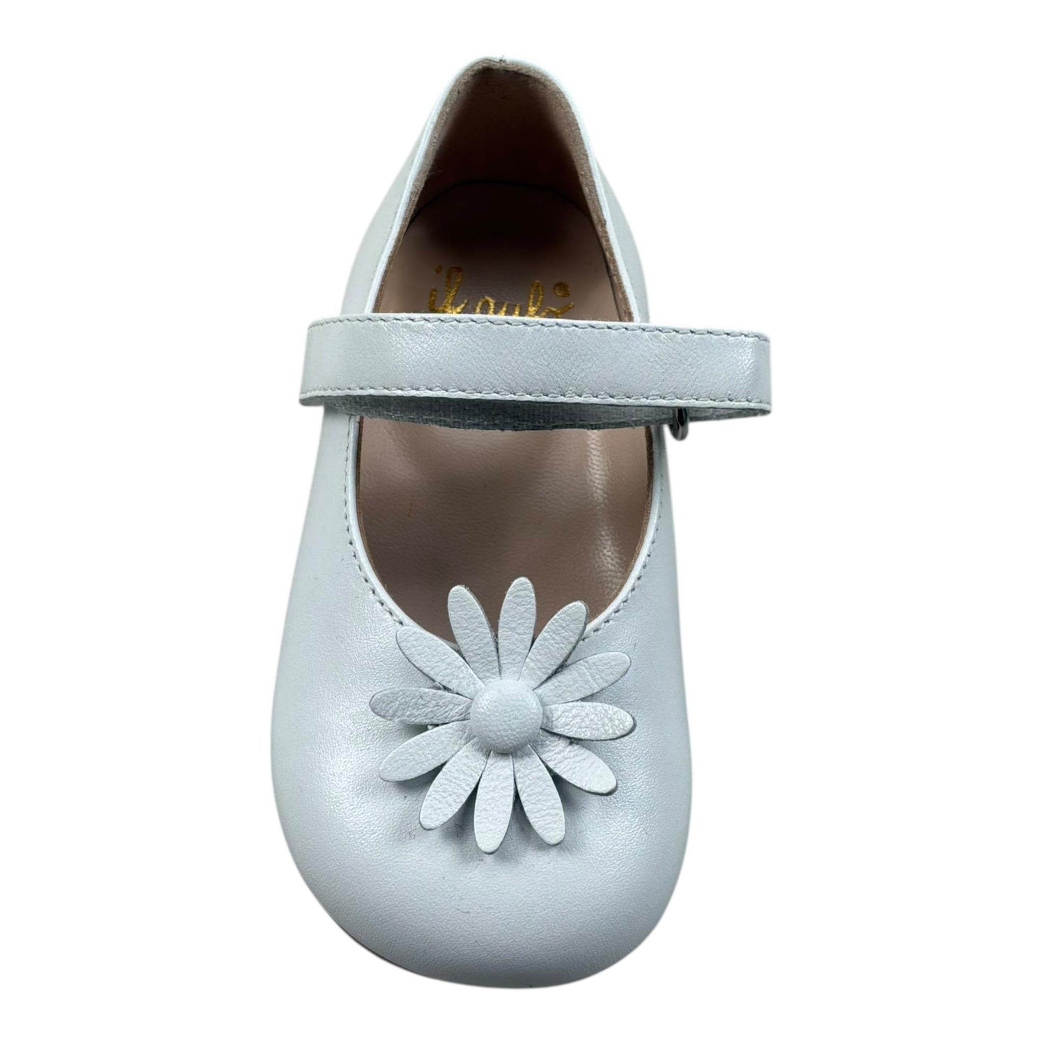 Il Gufo Ballerina Tinta Unita con Applicazione Fiore per Bambina G214J BIANCO IL GUFO 