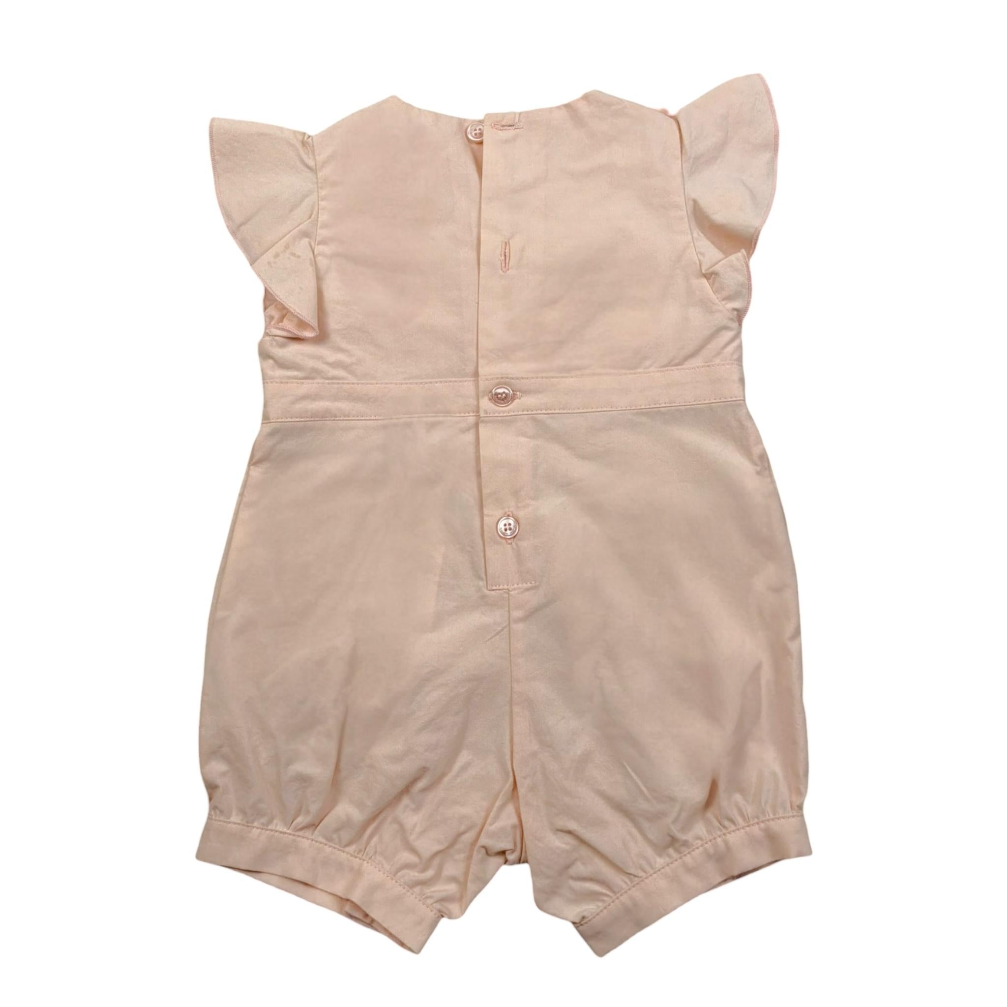 Elisabetta Franchi Pagliaccetto Tinta Unita con Logo per Neonata ENPG035 ROSA ELISABETTA FRANCHI 