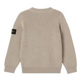 Stone Island Maglia Girocollo Tinta Unita per Bambino K1S165100004 BEIGE STONE ISLAND 