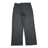 I'M Brian Pantalone tinta unita con Fantasia A Righe Nero per Bambino PA2219J NERO I'M BRIAN 