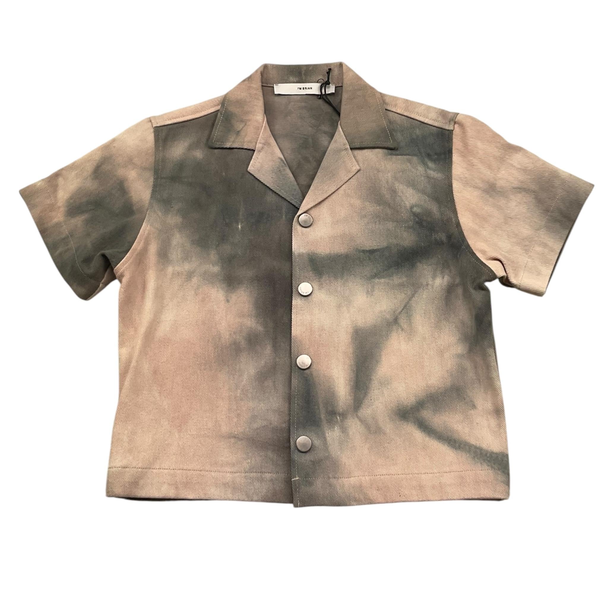 I'M Brian Camicia Mezza Manica In Denim per Bambino CA3380J GRIGIO I'M BRIAN 