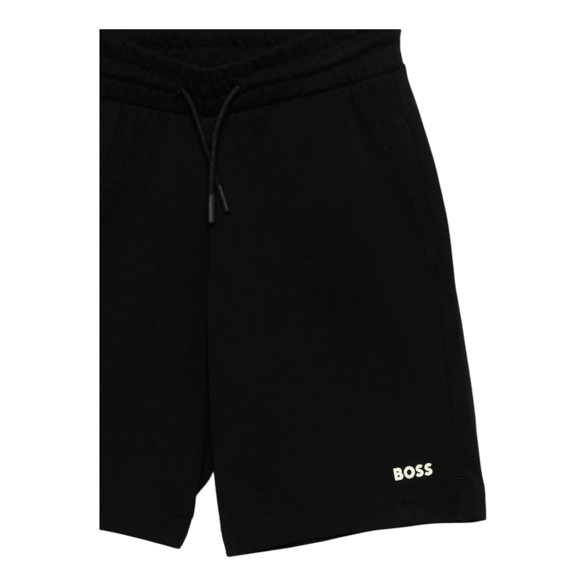 Boss Completo 2 Pezzi T-Shirt-Bermuda per Bambino J52061 NERO BOSS 