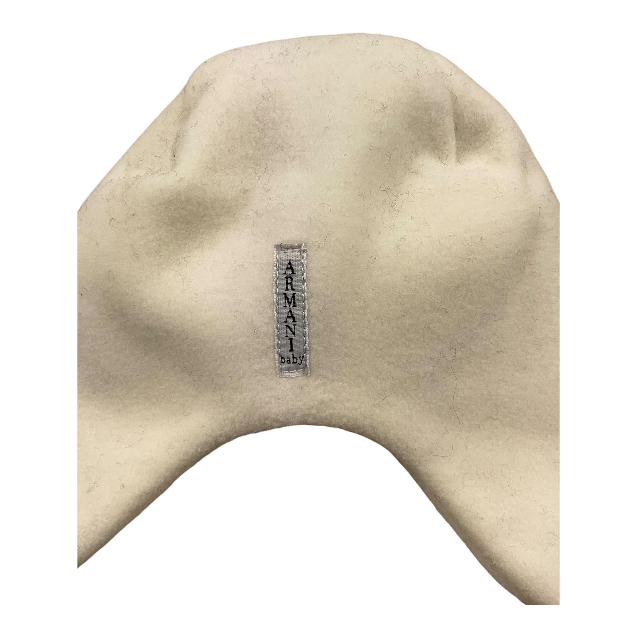 ARMANI BABY cappello tinta unita con frange Panna per Neonato EXV247A PANNA ARMANI BABY 