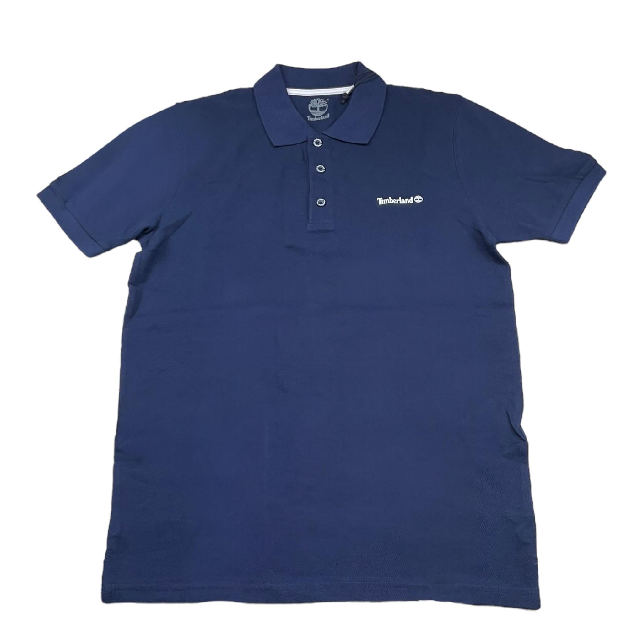 Timberland Polo Mezza Manica Tinta Unita con Logo per Bambino T25T98 BLU TIMBERLAND 