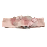 IL GUFO fascia capelli tinta unita con applicazione Rosa per Neonata P24PH085H0018 ROSA IL GUFO 