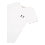 N°21 T-Shirt Girocollo Tinta Unita con Stampa per Bambina N2101Z BIANCO N°21 