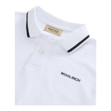 Woolrich Polo Mezza Manica Tinta Unita con Profili In Contrasto per Bambino CFWKPO0040MRUT BIANCO WOOLRICH 