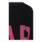 MARC ELLIS abito in maglia girocollo tinta unita con stampa Nero per Bambina JMJMX00111 NERO MARC ELLIS 