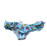 Saint Barth Costume Modello Slip Tinta Unita per Bambina 00638L AZZURRO SAINT BARTH 