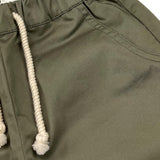 Lalalu' Bermuda Tinta Unita con Elastico In Vita per Bambino BML150PB VERDE LALALU' 